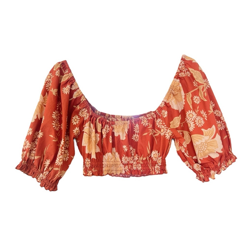 SET Spell Sloan Skirt & Crop Top Set In Ochre - Picture 9 of 16